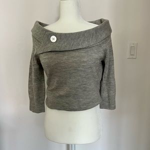 Banana Republic - Extra Fine Italian Merino Wool 3/4 sleeve sweater